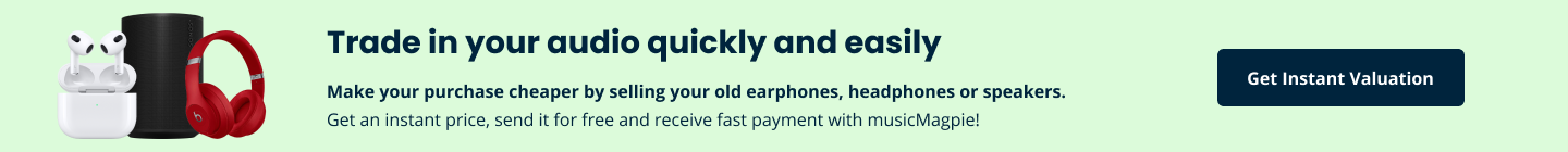 Trade in your headphones, earphones, and speakers