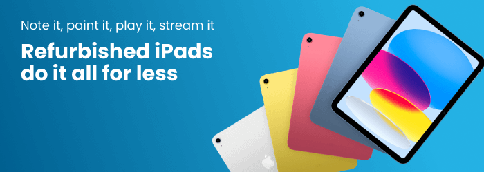 Refurbished iPads for less