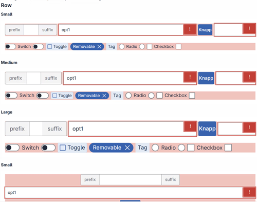 Visuelt fremhevet 7 feil med Accessibility Insights for Web for eksempelside.