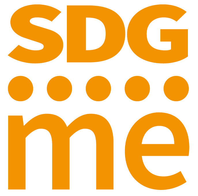 SDG.Me Logo Full Colour Orange