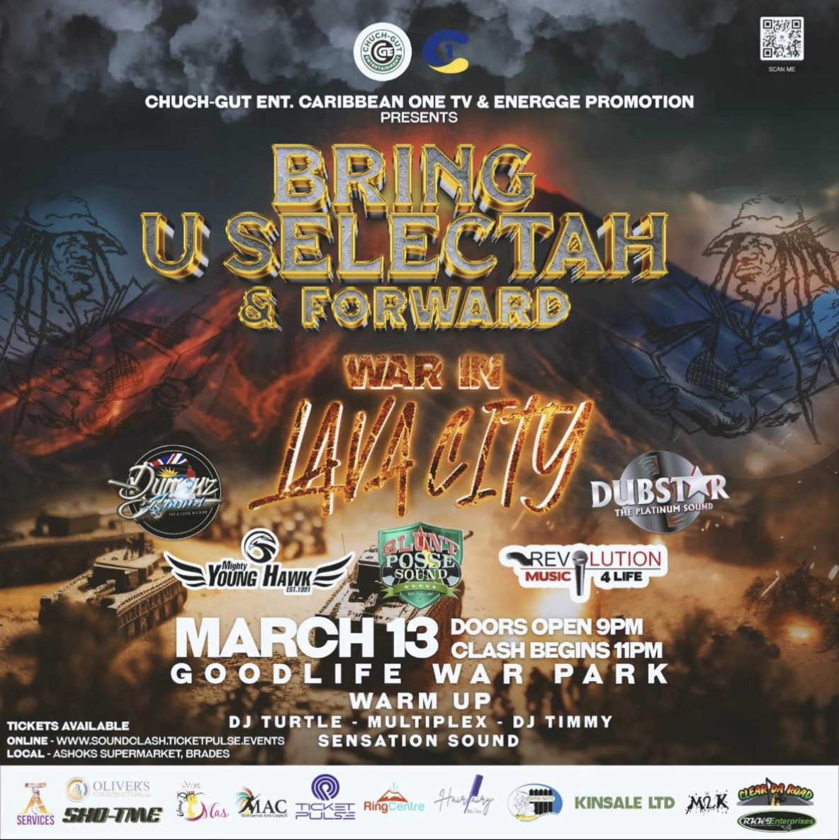 Chuch Gut BRING YOU SELECTA & FORWARD: War In Lava City