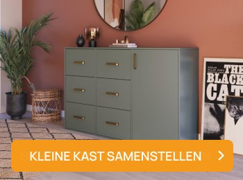 Kleine kast samenstellen