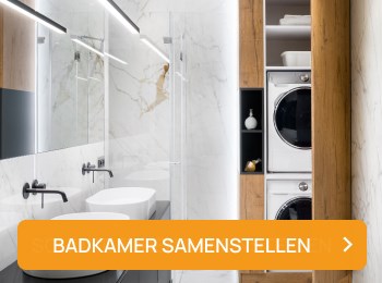 Hoge badkamer kast samenstellen
