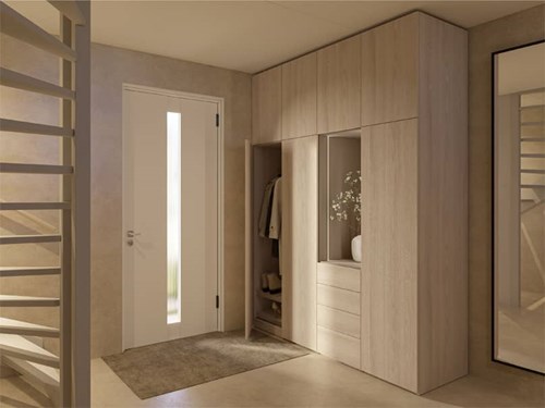 Garderobekast in hal