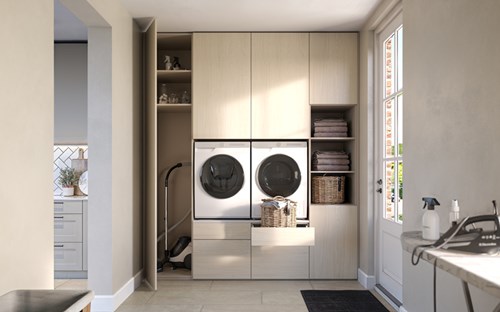 Wasmachine kast naast elkaar