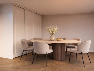 Klassieke landhuisdeuren in de woonkamer