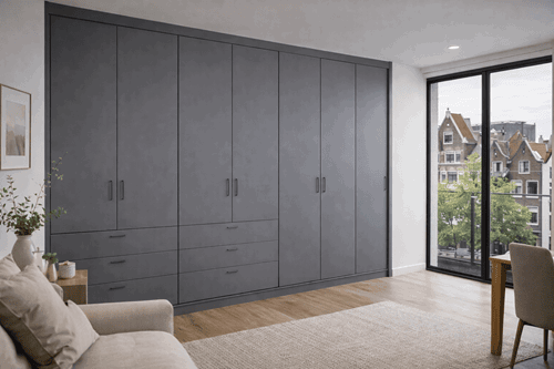 Moderne kastenwand op maat