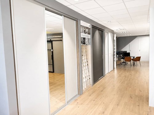 Showroom schuifdeuren