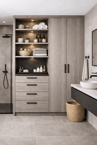 Moderne badkamerkast