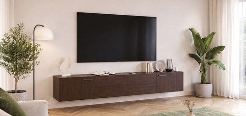 Zwevend tv meubel op maat