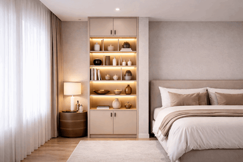 Smalle kast slaapkamer