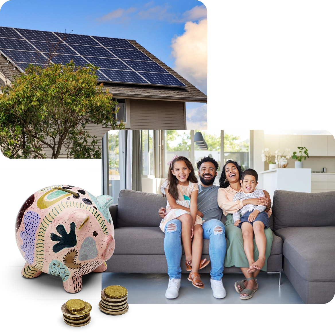 Upfront costs, available in minutes online