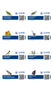 QR codes Vogels