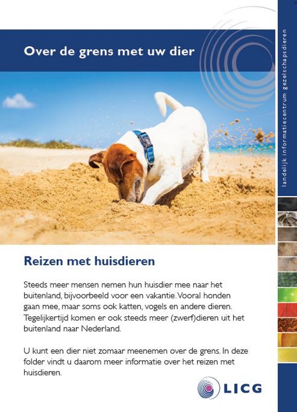 50 folders Over de grens met uw dier