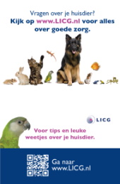 Infokaartjes website LICG met QR code