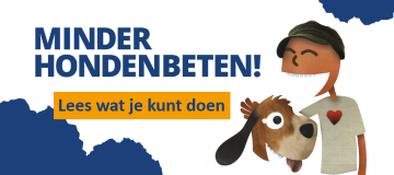 Profbanner minderhondenbeten blok