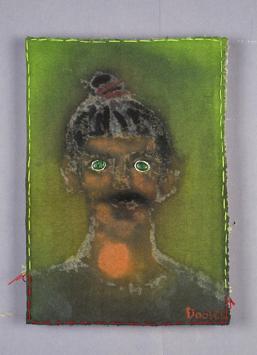 Self-Portrait in Green