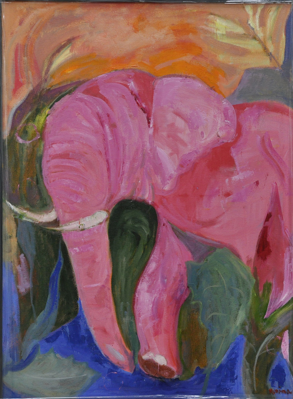 Fools paradise, a pink elephant
