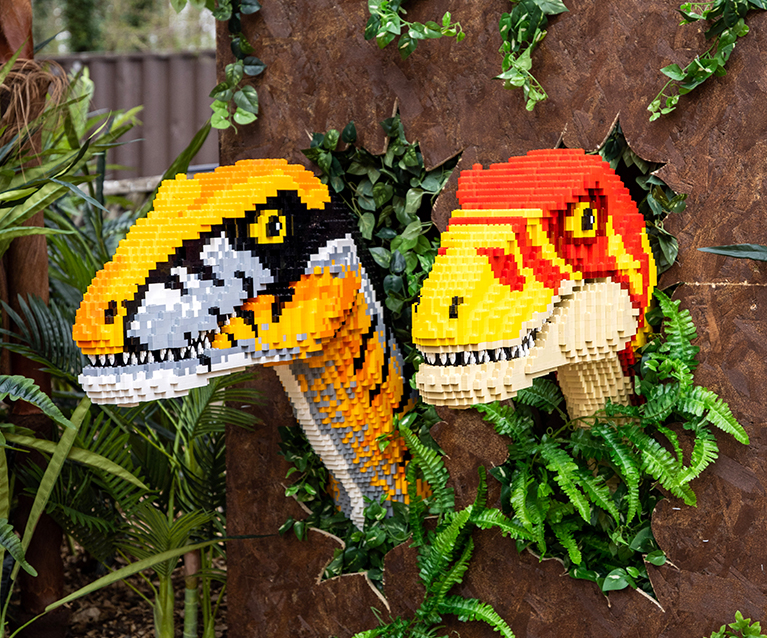 BRICKOSAURS! Evolution, a world-first collection of toy brick dinosaurs arrives at Marwell