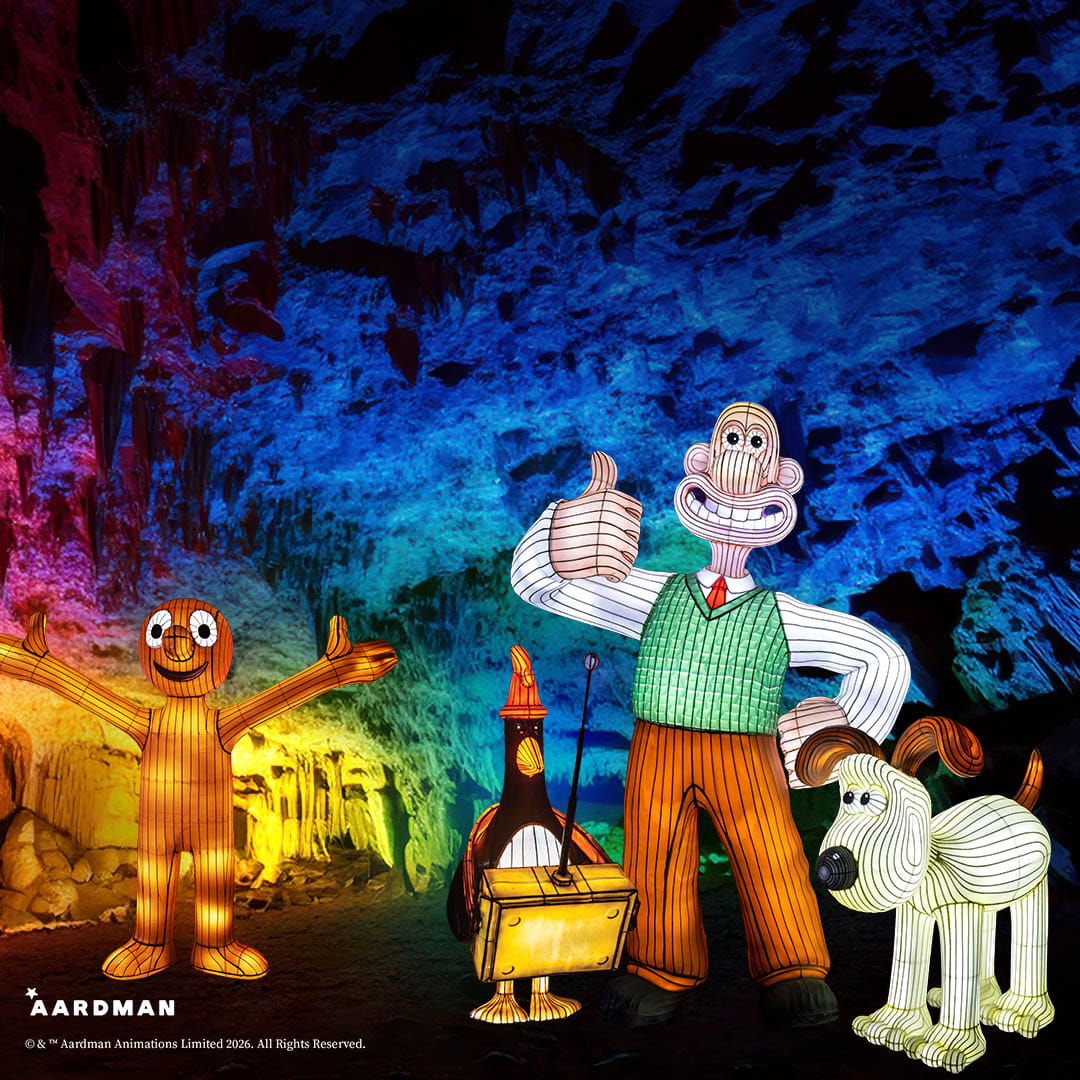 The Illuminated Cave with Wallace & Gromit and Friends