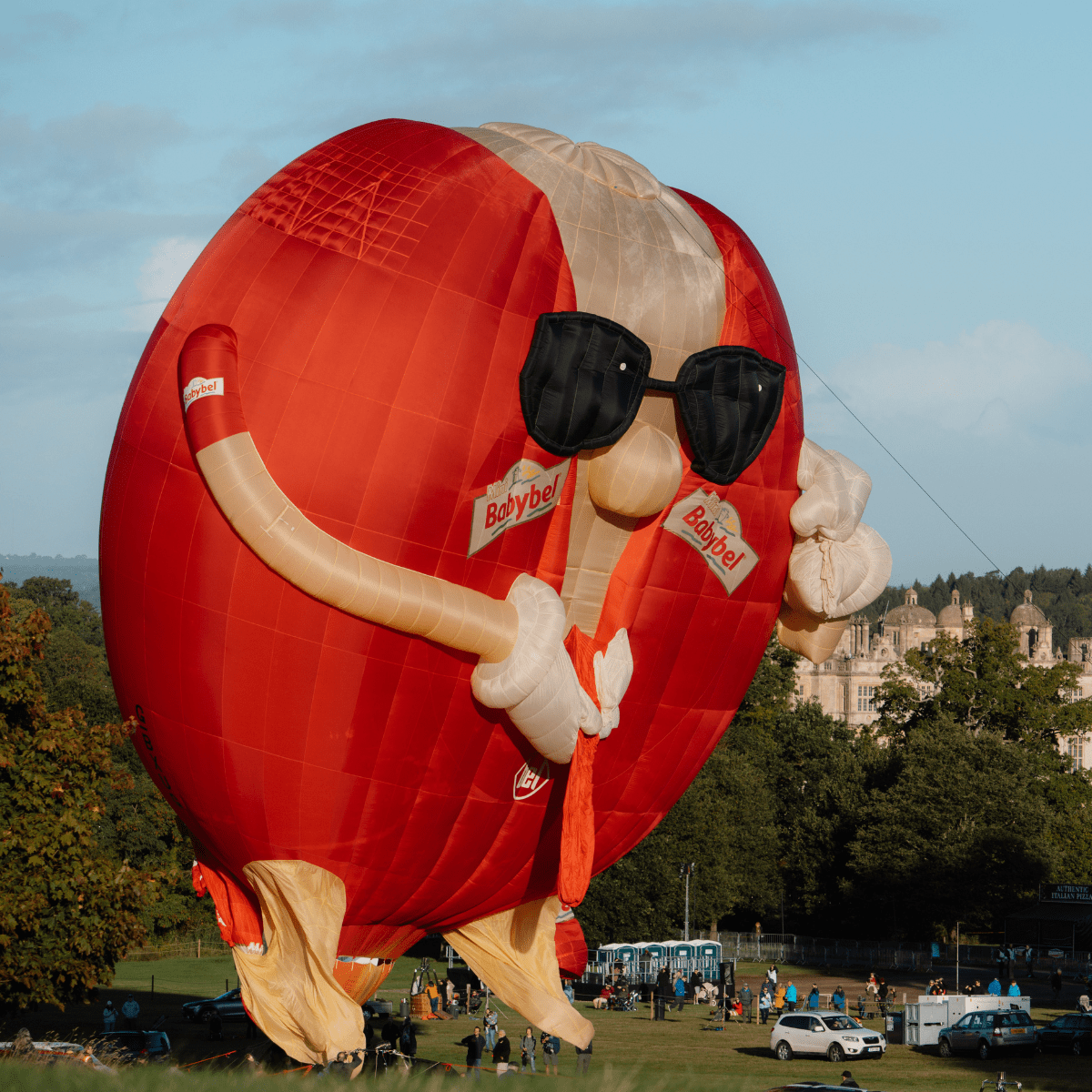 Babybel balloon by Longleat House