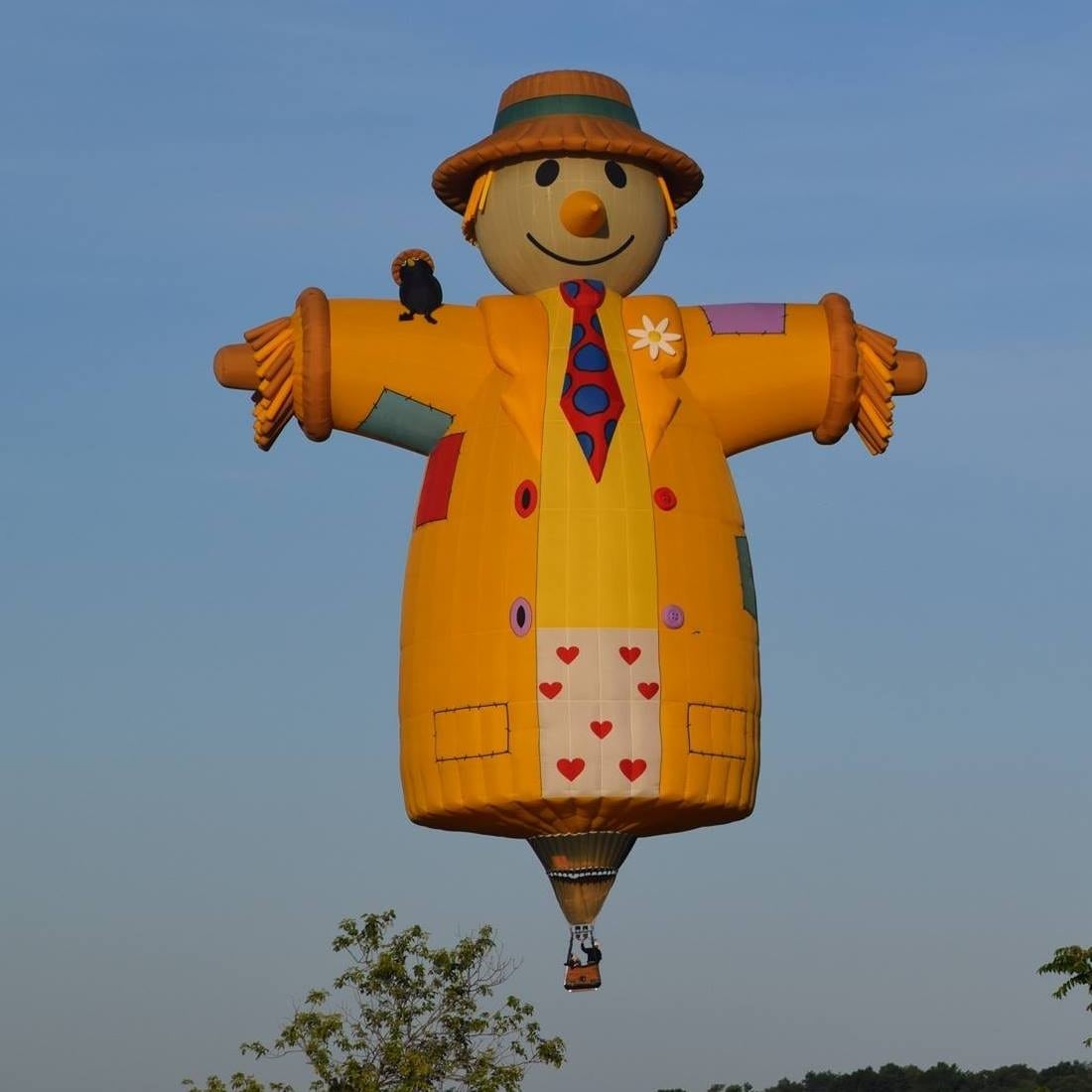 Smiley the scarecrow balloon