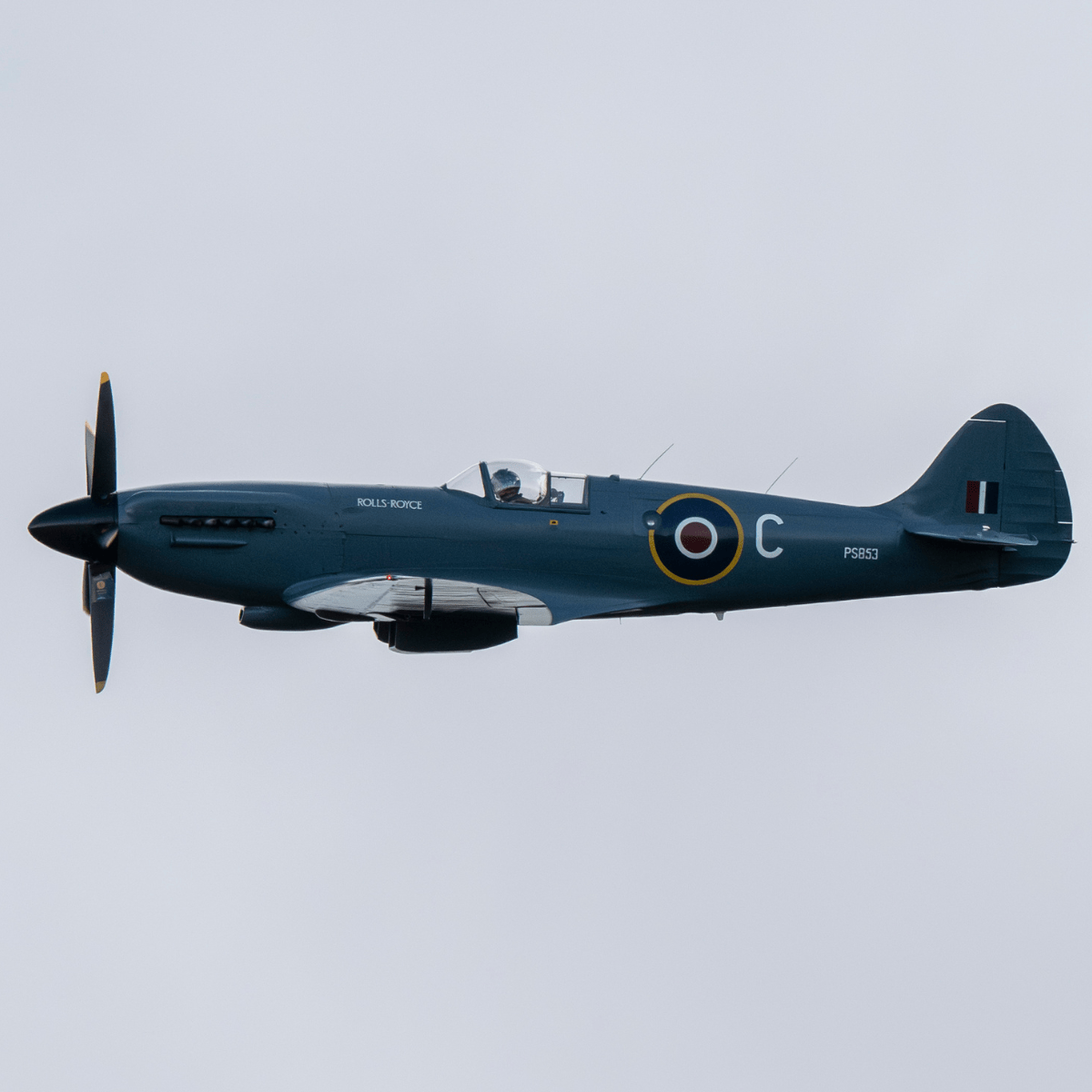 RR Spitfire in the sky