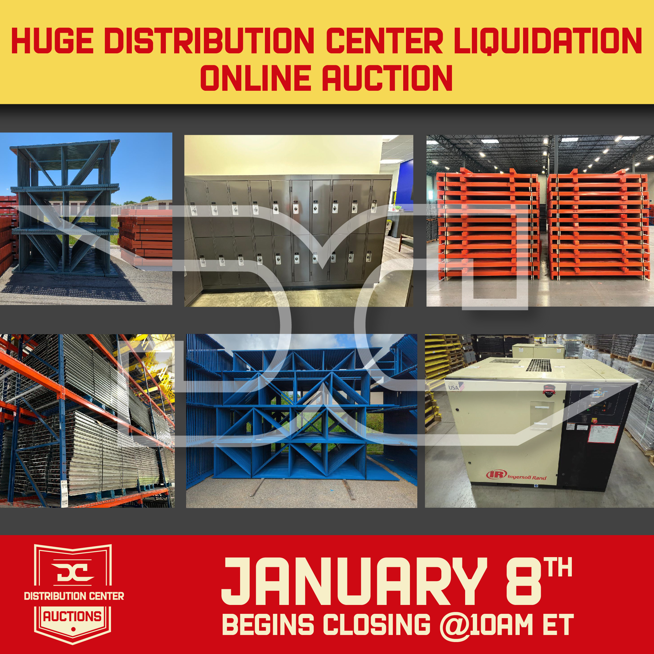 Huge Distribution Center Liquidation Cleveland, OH
