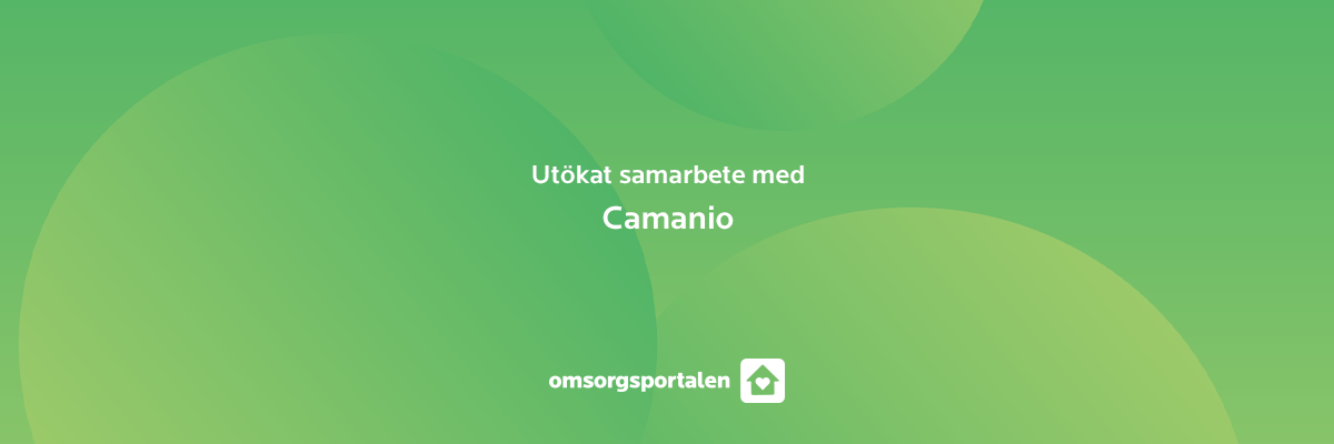 Camanio och Omsorgsportalen i samarbete