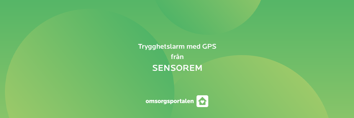 Sensorems trygghetslarm med GPS