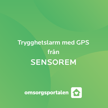 Sensorems trygghetslarm med GPS
