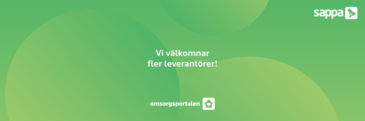 Vi välkomnar fler leverantörer