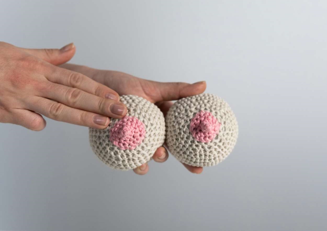 crocheted breasts
