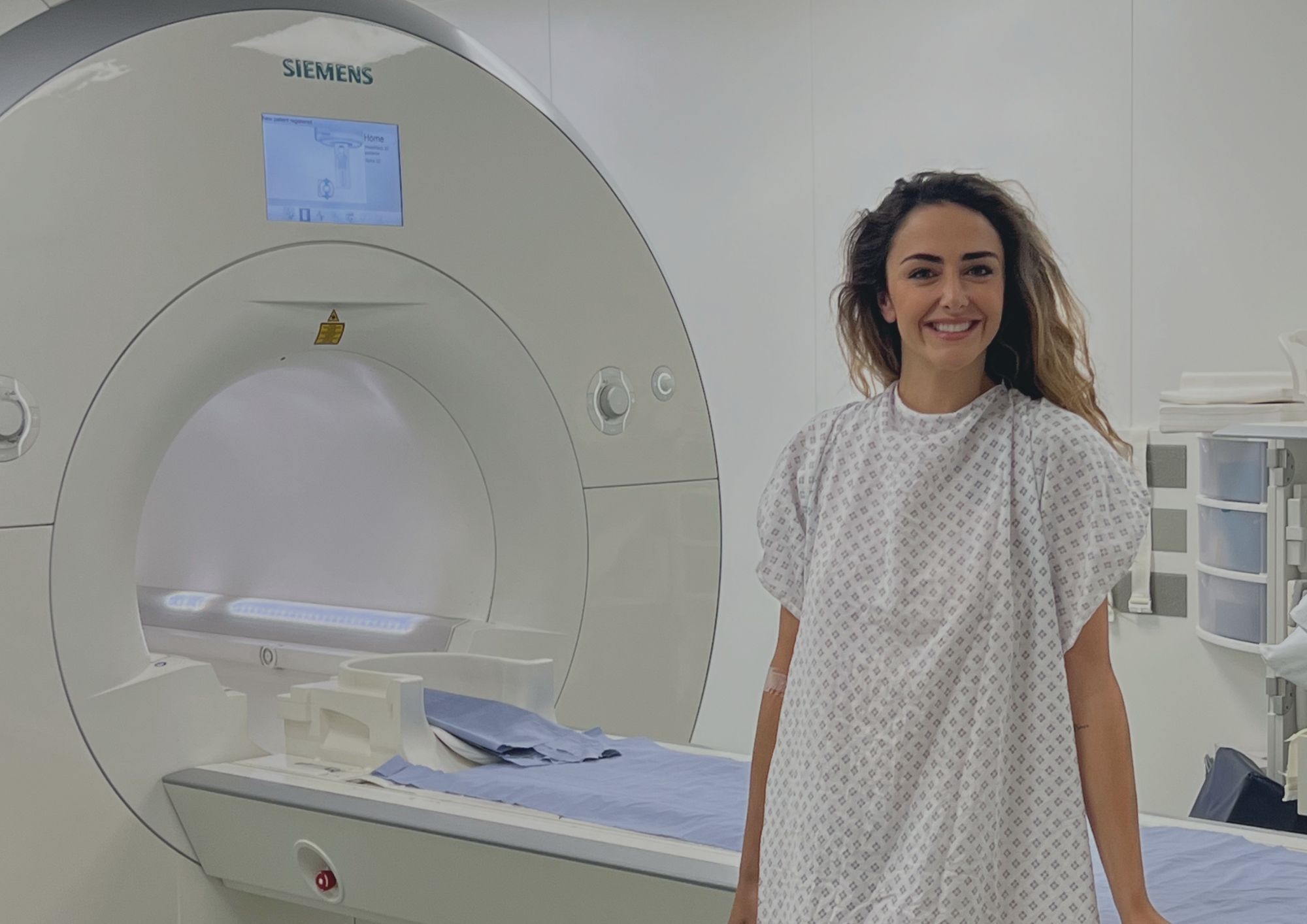 Patient having MRI scan 