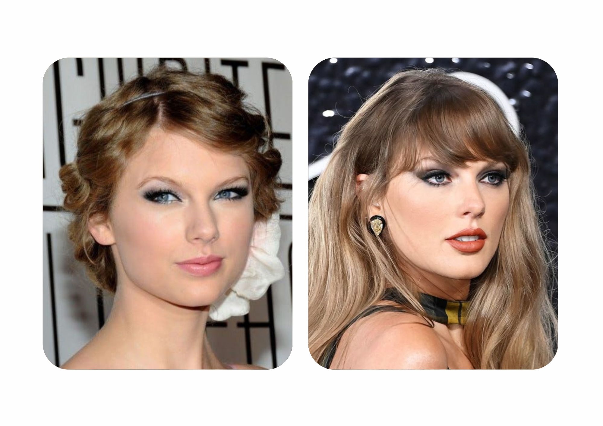 Taylor Swifts nose surgery before and afters