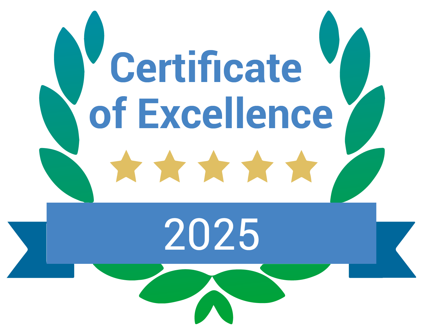 iWantGreatCare Certificate of Excellence 2025 Award