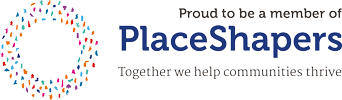 Proud to be a member of PlaceShapers together we help communities thrive award logo