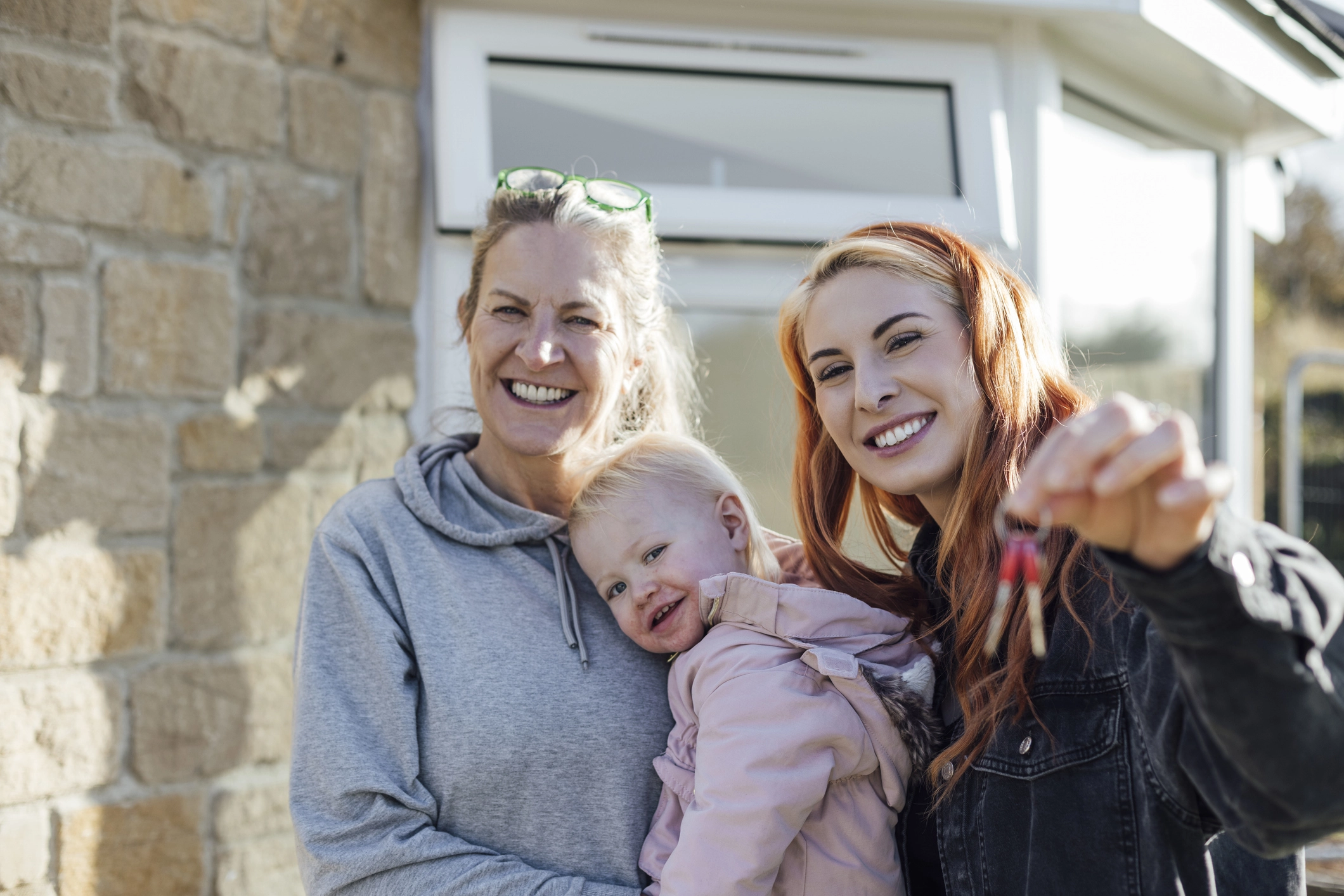 Home Choice Family With New House Keys