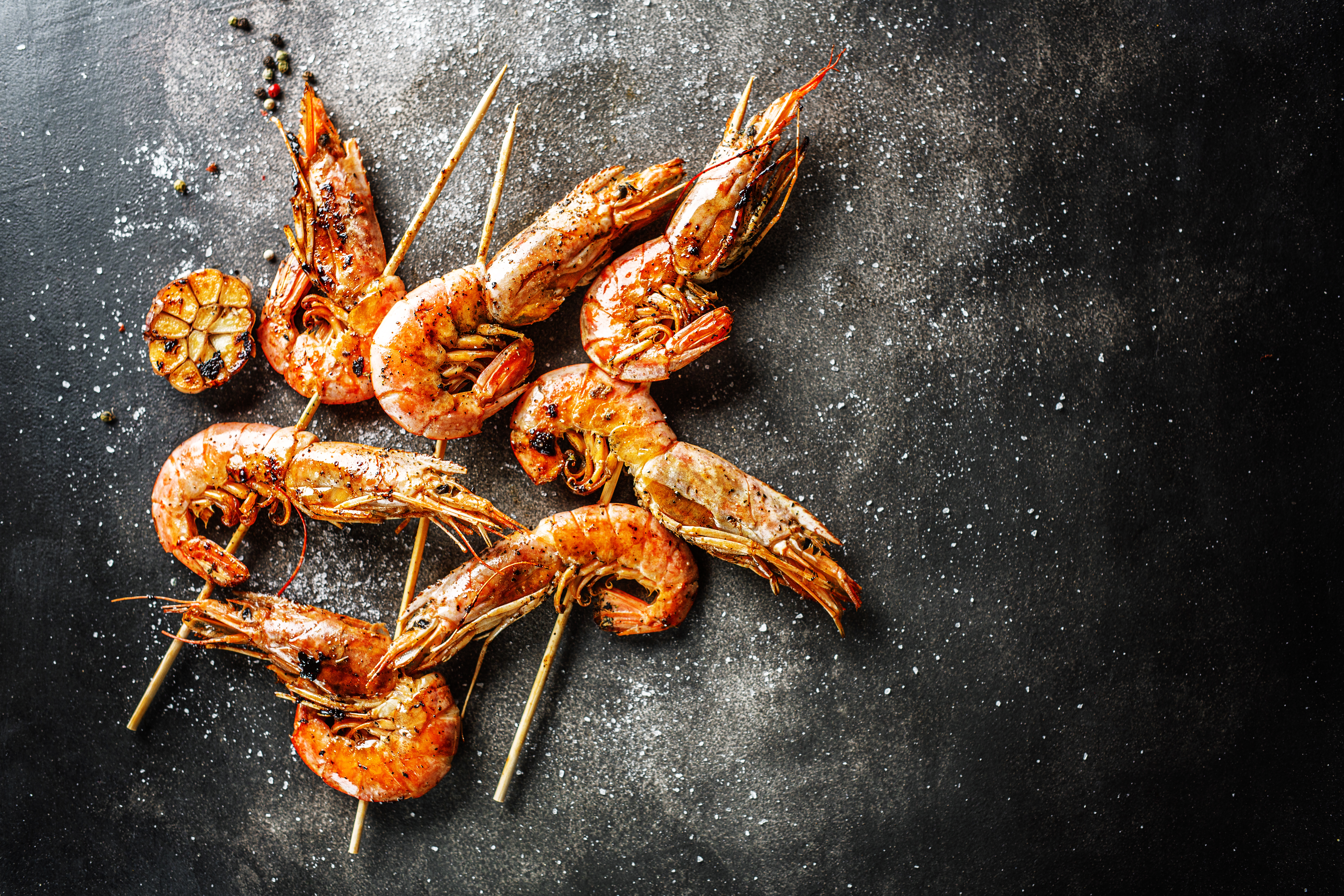 Tasty Grilled Shrimp Skewers