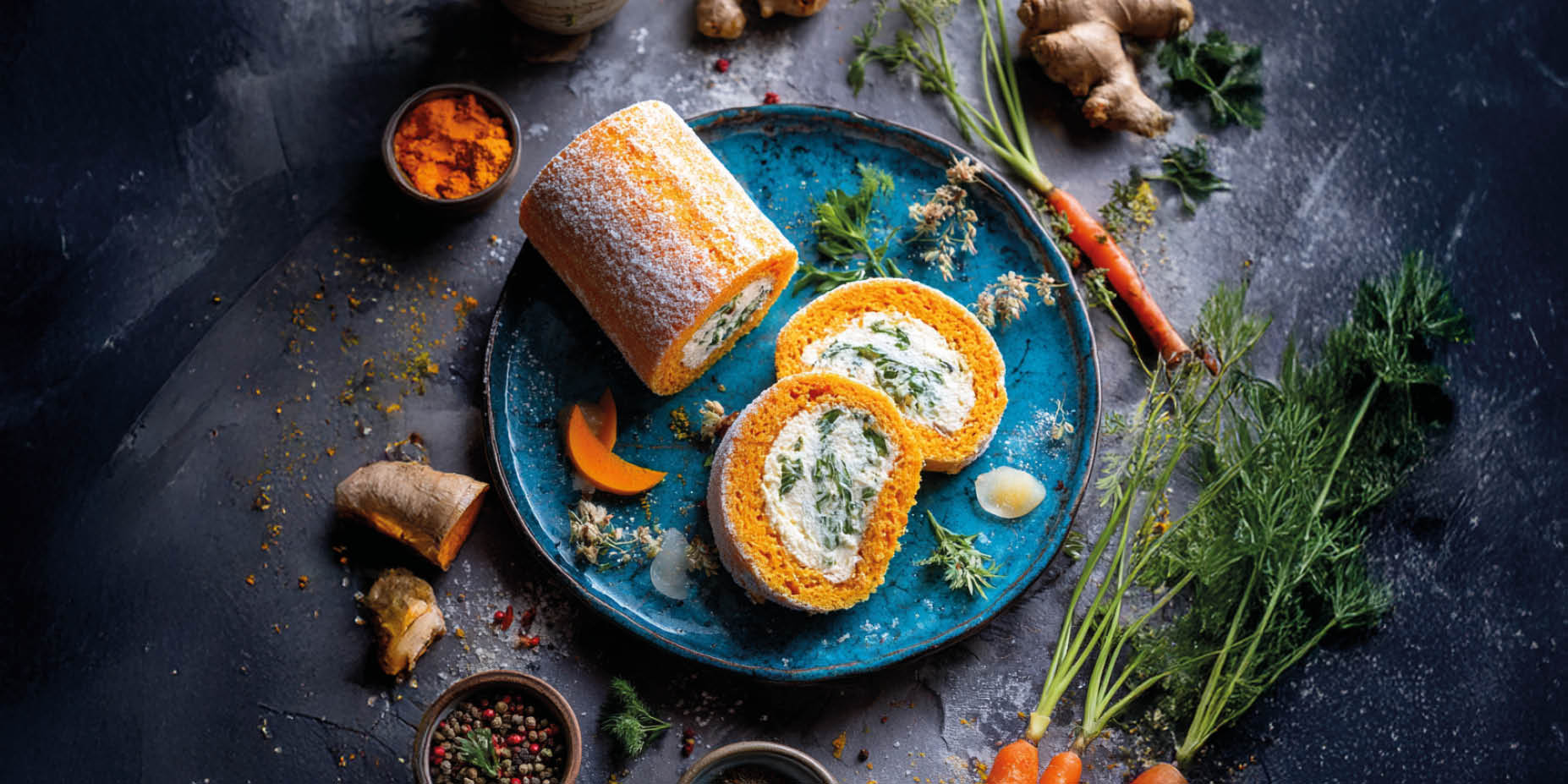Rezept Karottenrolle Mit Frischkäse