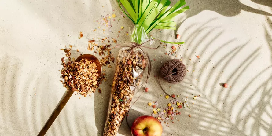 Oster Müsli In Karottenform Oster Müsli In Karottenform