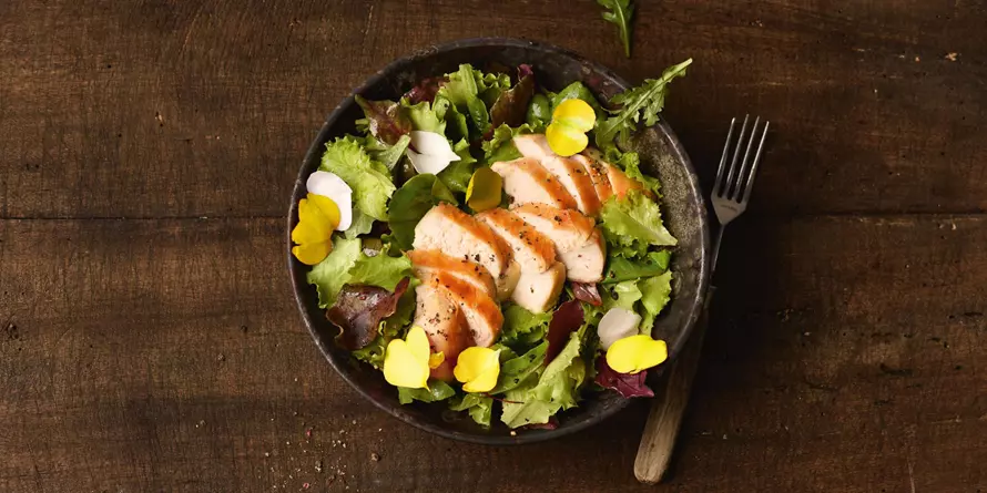 Hähnchenbrust Auf Salat Hähnchenbrust Auf Salat