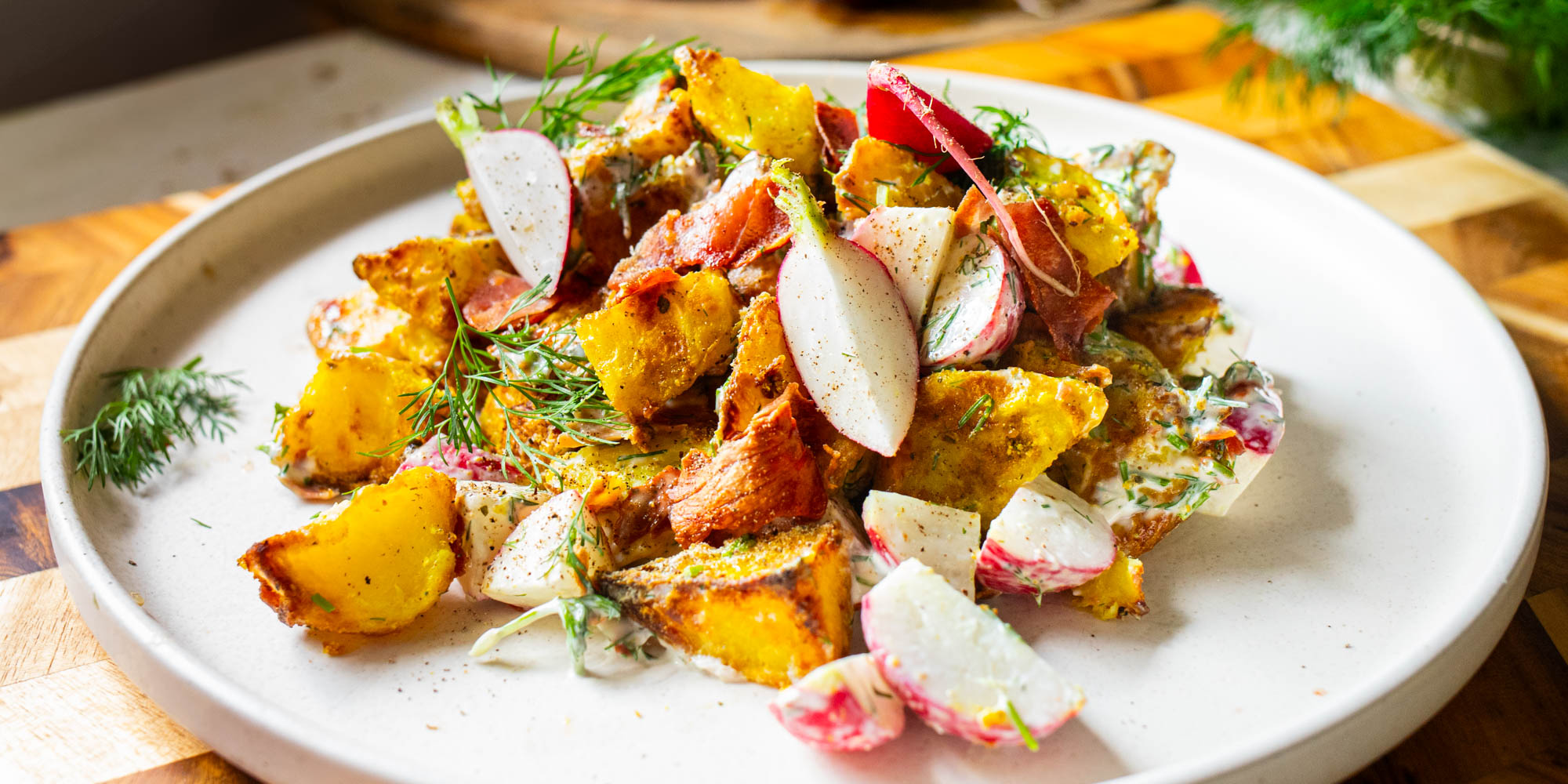 Sałatka Z Młodych Ziemniaków I Rzodkiewki Z Koperkiem 1 Z 1 6