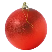 XL Weihnachtsbaumkugel aus Kunststoff