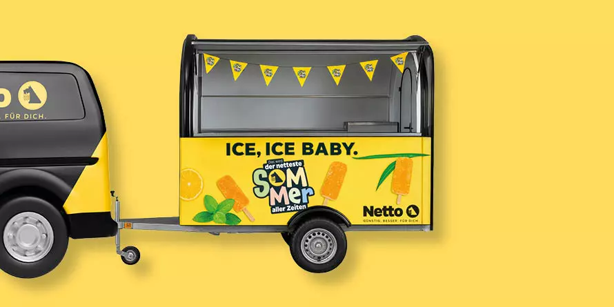 Sommerliche Netto Eistruck Sommerliche Netto Eistruck