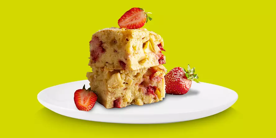 GO Regio Erdbeer Apfel Blechkuchen GO Regio Erdbeer Apfel Blechkuchen