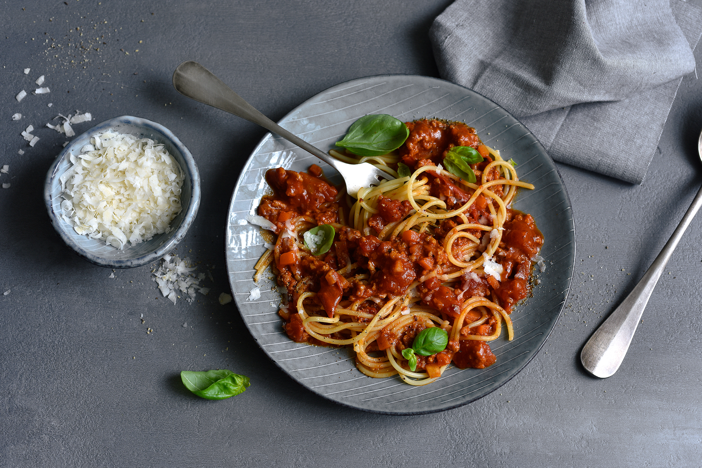 Rezept Spaghetti Bolognese Vegan