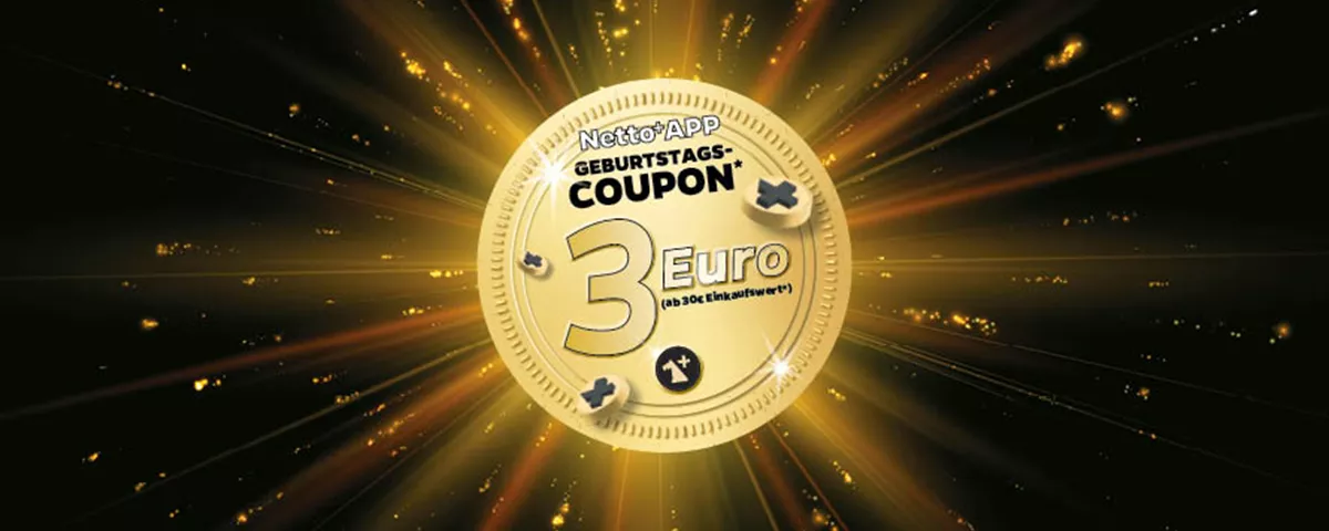 3 Euro Netto+ App Coupon