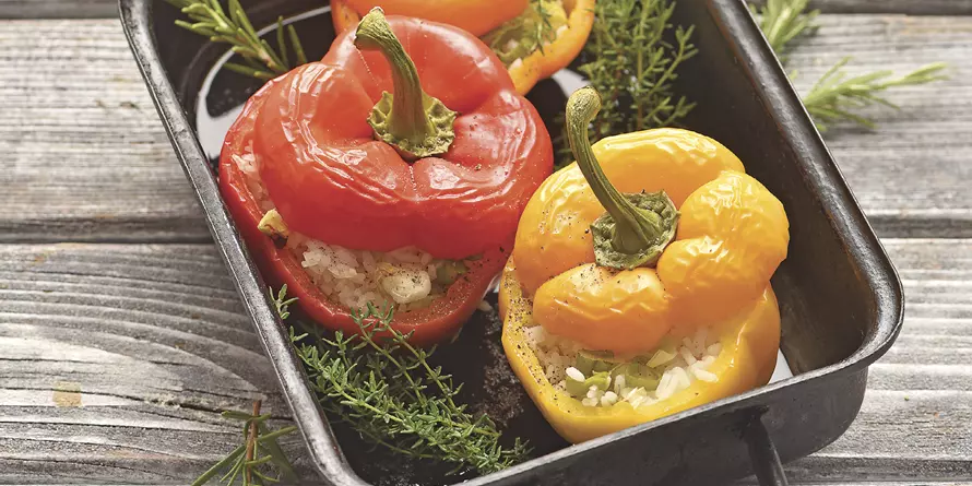 Gefüllte Paprika Gefüllte Paprika