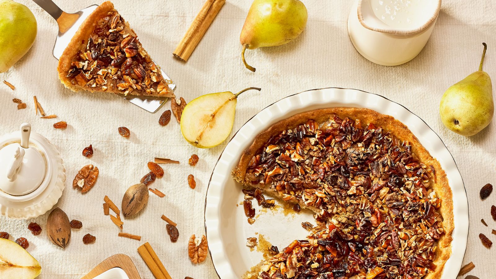 Tarta Korzenna Z Gruszkami I Orzechami Włoskimi